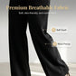 👖 50% OFF Women's High-Waist Wide-Leg Pants | Flowy Slimming Casual Trousers