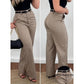 👖 50% OFF Women's High-Waist Wide-Leg Pants | Flowy Slimming Casual Trousers