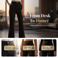 ✨ Women's High-Waist Flared Trousers | Leg-Lengthening Comfort & Effortless Elegance 👖