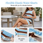 🌸 Women’s Sleeveless Peplum Top & High-Waist Shorts Striped Knit Set