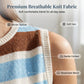 🌸 Women’s Sleeveless Peplum Top & High-Waist Shorts Striped Knit Set
