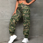🌿 Women’s Camouflage Cargo Jogger Pants – Trendy & Comfortable