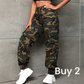 🌿 Women’s Camouflage Cargo Jogger Pants – Trendy & Comfortable