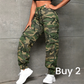 🌿 Women’s Camouflage Cargo Jogger Pants – Trendy & Comfortable