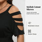 ☀️ Women’s Casual Cold-Shoulder Romper with Tie-Waist – Summer Ready & Effortless