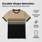 🔥 Men's Modern Graphic Print Crew Neck T-Shirt – Casual Streetwear Cotton Blend Tee