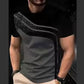 🔥 Men's Modern Graphic Print Crew Neck T-Shirt – Casual Streetwear Cotton Blend Tee