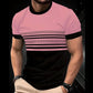 🔥 Men's Modern Graphic Print Crew Neck T-Shirt – Casual Streetwear Cotton Blend Tee