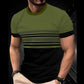🔥 Men's Modern Graphic Print Crew Neck T-Shirt – Casual Streetwear Cotton Blend Tee