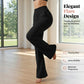 ✨ Women's Stretchy Bootcut Workout Pants – High-Waisted Tummy Control Flared Yoga Pants