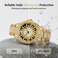 💎 Men's Iced-Out Watch with Rotating Dial – Sparkling Crystals, Precise Quartz & Durable Mineral Glass ✨