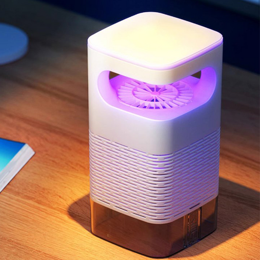🦟⚡ USB UV Mosquito Trap – Quiet Indoor Fly Catcher with Visible Collection Box