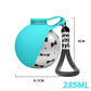 🐾 Foldable Pet Water Bottle for Travel – Portable Stainless Steel Hydration Bottle with Silicone Bowl
