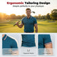 🏌️‍♂️💨 Men's Short Sleeve Sport Shirt – Athletic Fit, Breathable & Stretchy Activewear Tee