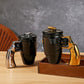 Novelty Gun Mug with Lid for Office & Home