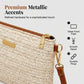 Women's Woven Straw Shoulder Clutch Bag