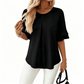 Women's Ruffled Short Sleeve Blouse