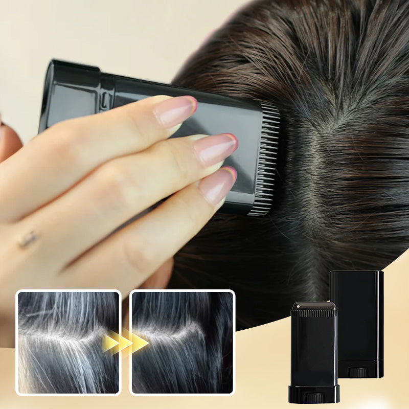 2-In-1 Natural Instant Safe Hair Color Stick and Comb