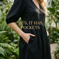 Women Casual Loose Fit V-Neck Dress