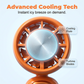 Portable Handheld Digital Display Cooling Fan