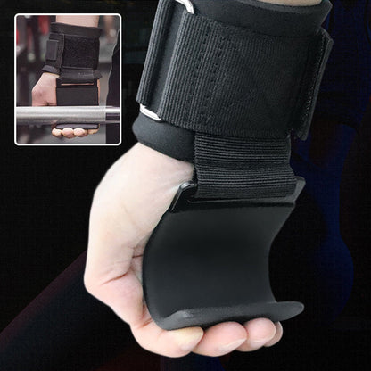 2PCS Weightlifting Hooks with Wrist Strap