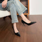 Women's Patent Leather Stiletto Pumps with Red Sole