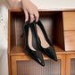 Women's Patent Leather Stiletto Pumps with Red Sole