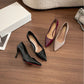 Women's Patent Leather Stiletto Pumps with Red Sole