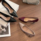 Women's Patent Leather Stiletto Pumps with Red Sole