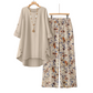 Women's Cotton Linen Half Sleeve Top