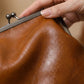 Women's Kiss Lock Crossbody Bag with Top Handle