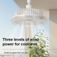 E27 360° Rotating Ceiling Fan with Remote Control
