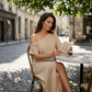 Women's Summer One-Shoulder Dress with High Slit