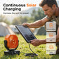 Solar Portable Misting Camping Fan with Remote