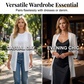 Women's Chiffon Open Front Cardigan Loose