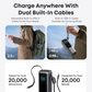 Portable Charger with Built-in Cable