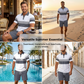 Men's Two-Piece Shirt and Shorts Set