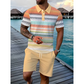 Men's Two-Piece Shirt and Shorts Set