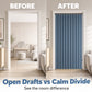 No-Drill Magnetic Accordion Door Curtain