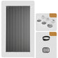 No-Drill Magnetic Accordion Door Curtain