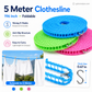 🏠🚫 No drilling, no damage! This portable clothesline clips onto anything – balcony, bathroom or garden. ⌛ 50% off! 🔥